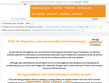 Tablet Screenshot of hvac-for-beginners.com